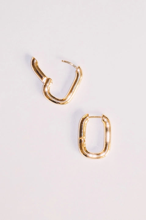 Addie Gold Huggie Hoop Earrings