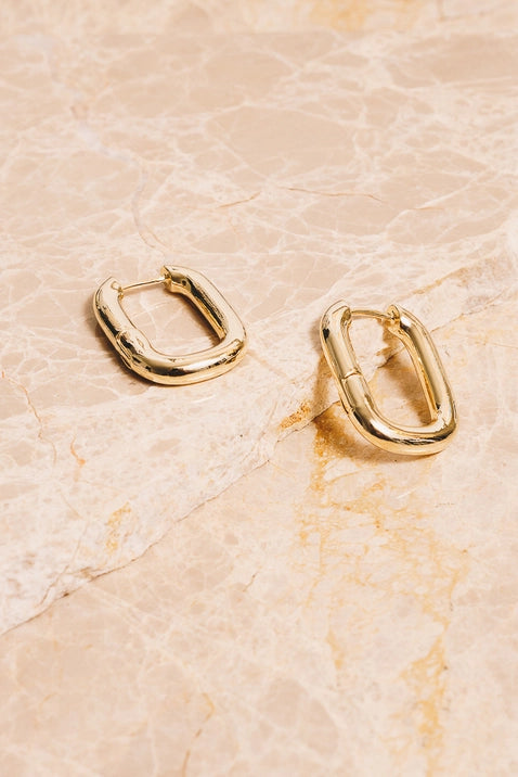 Addie Gold Huggie Hoop Earrings