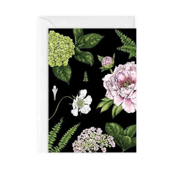 Summer Garden Blank Greeting Card