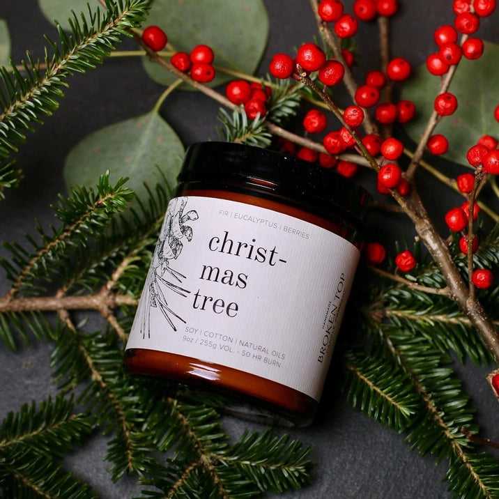 Christmas Tree Soy Candle- 9 oz