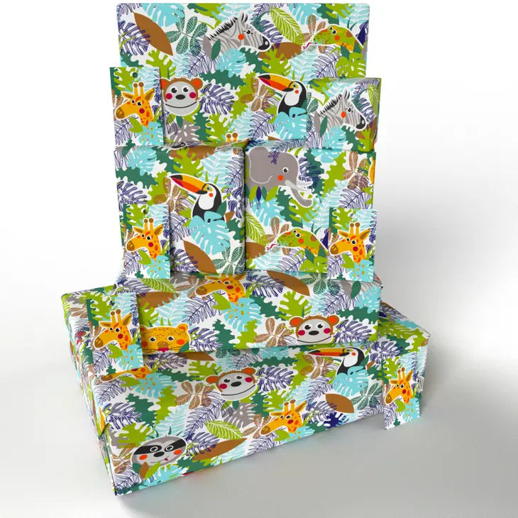 Jungle Animals Wrapping Paper