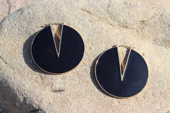 Luximi Earrings in Black