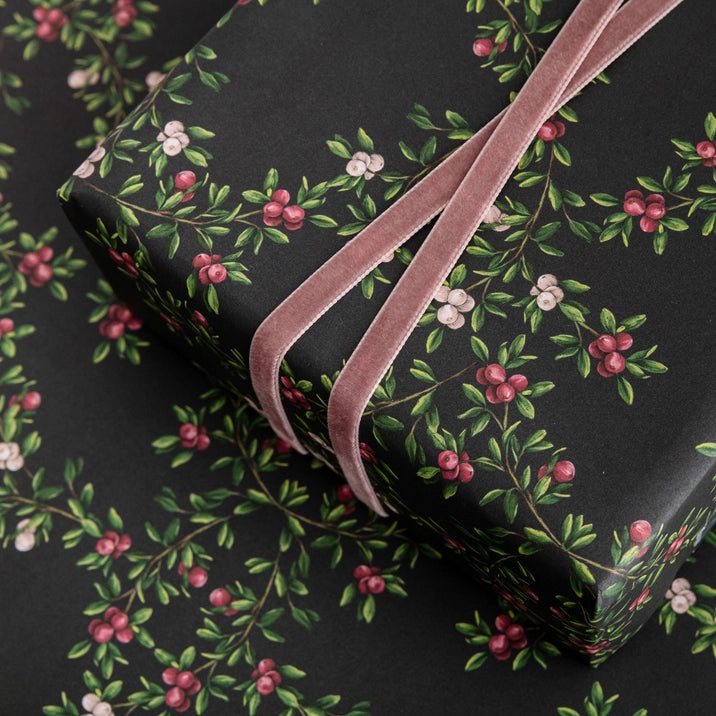 Merry Nouveau Wrapping Paper