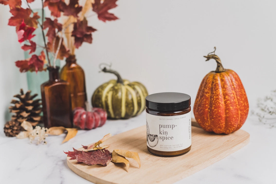 Pumpkin Spice Natural Soy Candle- 9 0z