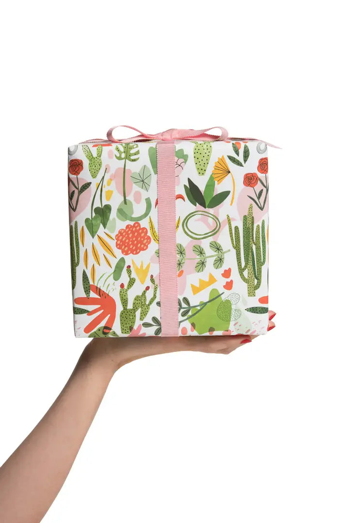 Succulent Garden Gift Wrapping