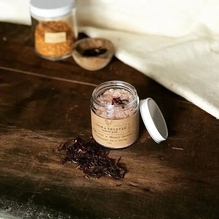 Hibiscus & Lemon Himalayan Salt Scrub